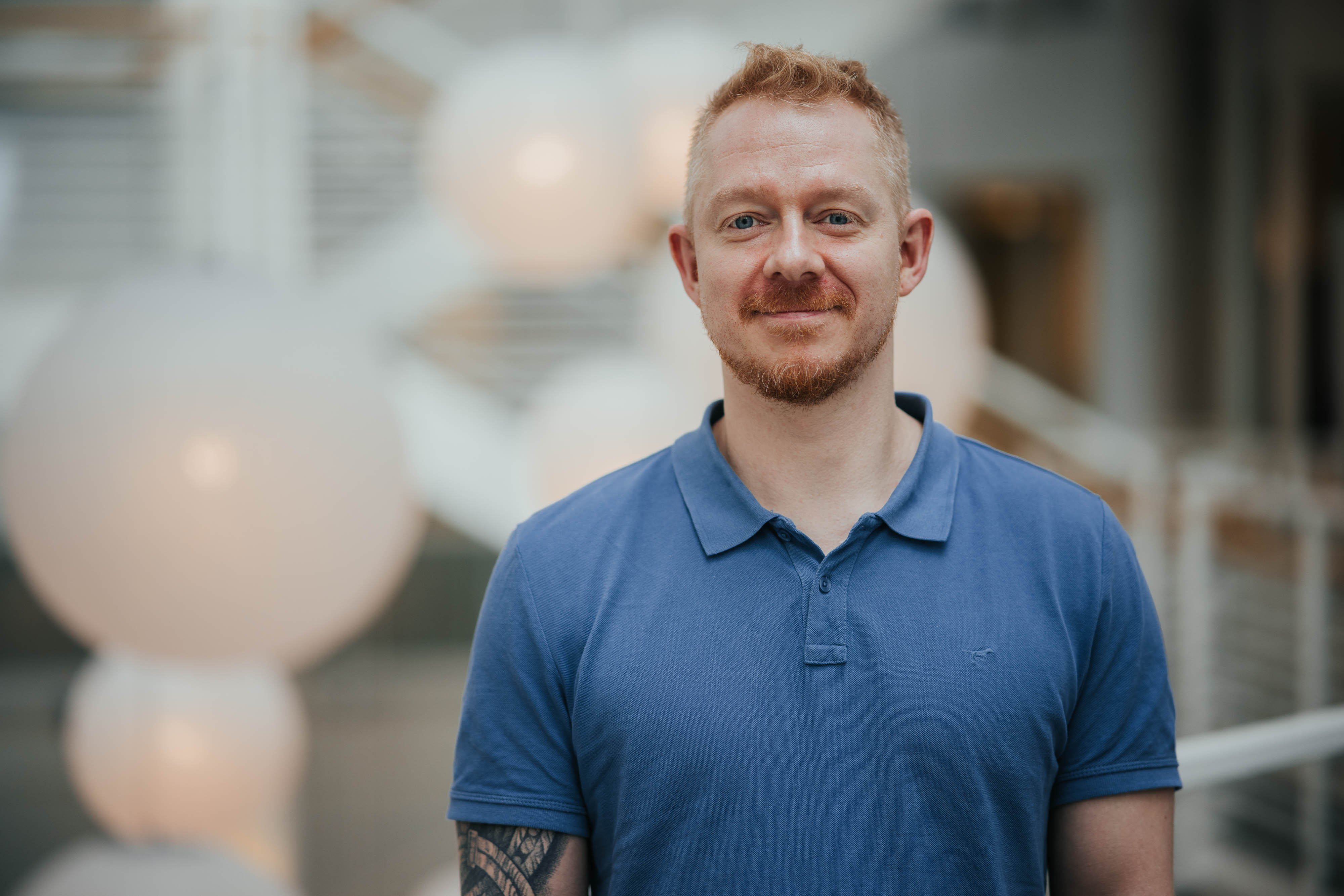 Portrettbilde av Jonas Åstrøm, førsteamanuensis ved Høyskolen Kristiania.