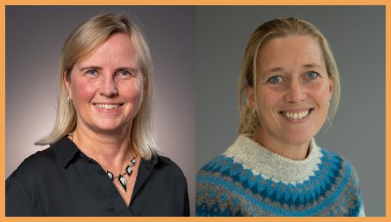Portrettbilde av Kristin H. Dyrstad og Kristin F. Tjelle