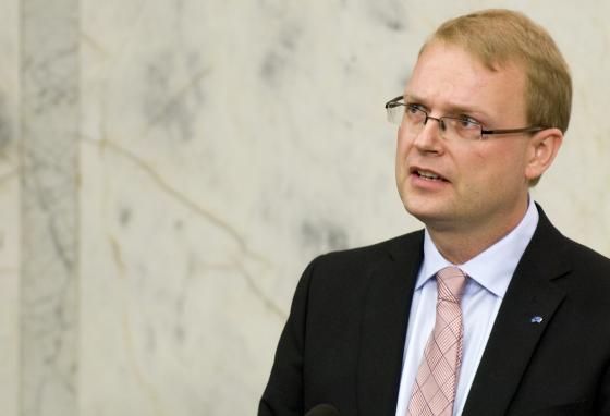 Sweden’s Minister for Higher Education and Research Tobias Krantz.